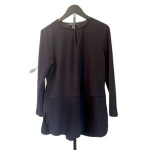 Ralph Lauren Women’s Black Top Size Petite Medium